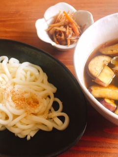 豚肉とナスのつけうどん-レシピのメイン写真