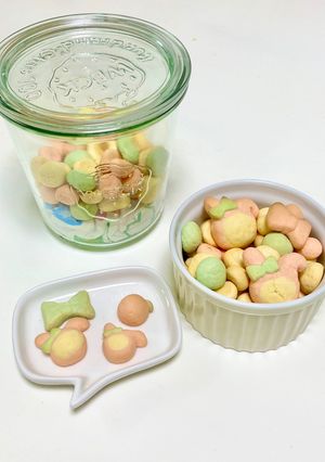 カラフルたまごぼうろ☆キャラぼうろ☆-レシピのメイン写真