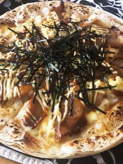 照り焼きチキンの和風ピザ-レシピのメイン写真