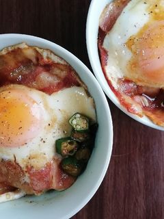 半熟目玉焼き★タレと絡めて目玉焼き丼*・-レシピのメイン写真