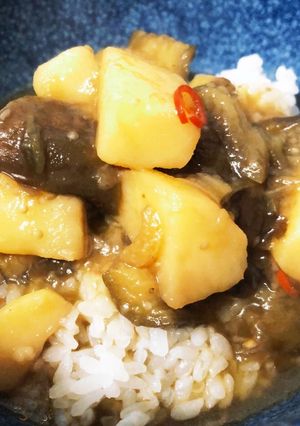 ジャガイモと茄子煮込み-レシピのメイン写真