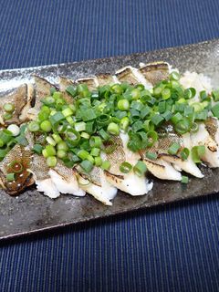 アイナメの炙りネギぽん酢-レシピのメイン写真