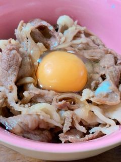!超簡単!レンチン 牛丼-レシピのメイン写真