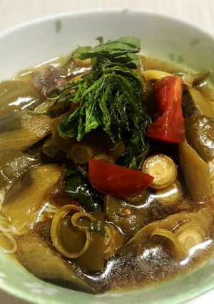 簡単☆夏野菜とナスの揚げ浸しぶっかけ素麺-レシピのメイン写真