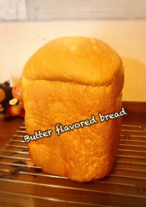 HBでシンプルなバター風味の食パン♡-レシピのメイン写真