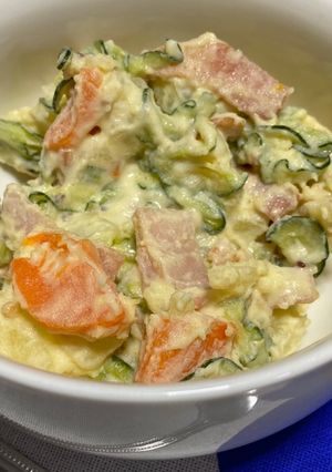カリカリベーコン入！！ポテトサラダ！！-レシピのメイン写真