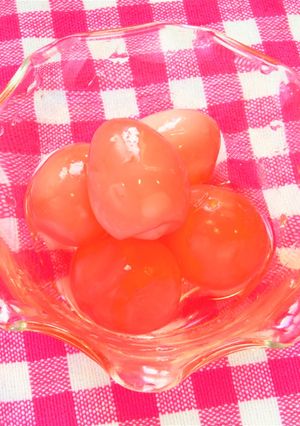☺簡単♪ピンク色が可愛い玉子のピクルス☺-レシピのメイン写真