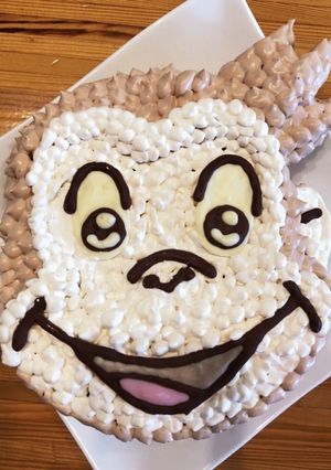 おさるのジョージ★バナナチョコケーキ-レシピのメイン写真