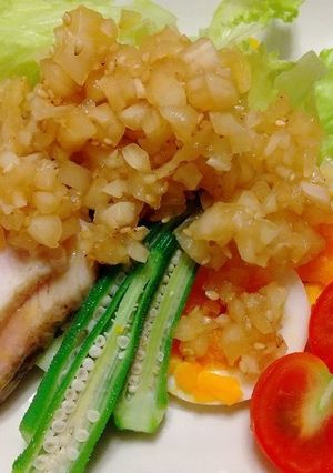新玉ねぎの食べるドレッシング-レシピのメイン写真