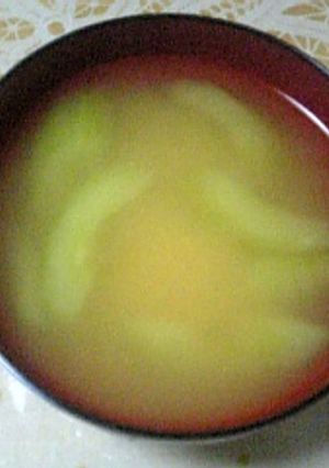 きゅうりのお味噌汁-レシピのメイン写真