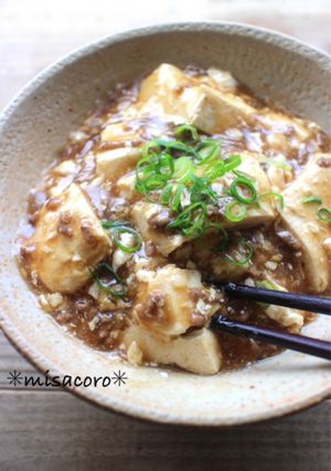 m豆腐とひき肉のあんかけ丼-レシピのメイン写真