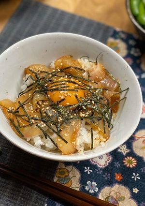 大人気!伸東ひらめ丼♪-レシピのメイン写真