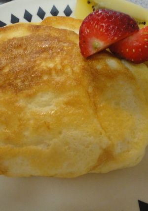パンケーキに見えるたまご焼き-レシピのメイン写真