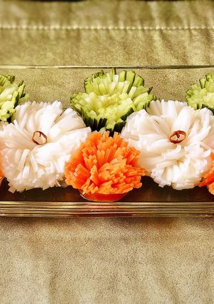 簡単で可愛い☆菊花かぶ☆きゅうり☆人参-レシピのメイン写真