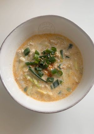 豆乳坦々風スープ-レシピのメイン写真