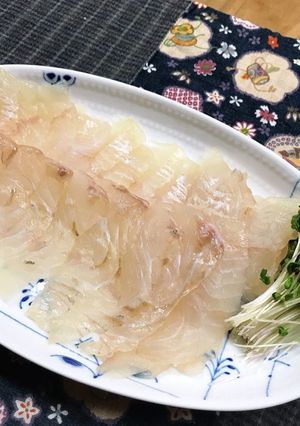 絶品!伸東ヒラメの昆布締め-レシピのメイン写真