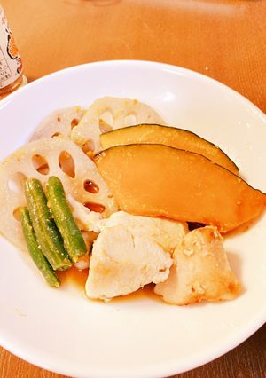 オクラと鶏肉の焼きびたし-レシピのメイン写真