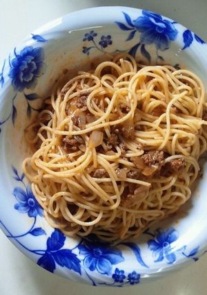 減塩スパゲッティミートソース-レシピのメイン写真
