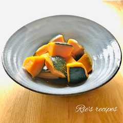 รูปของ お弁当に♡レンジで簡単♡南瓜の煮物♡