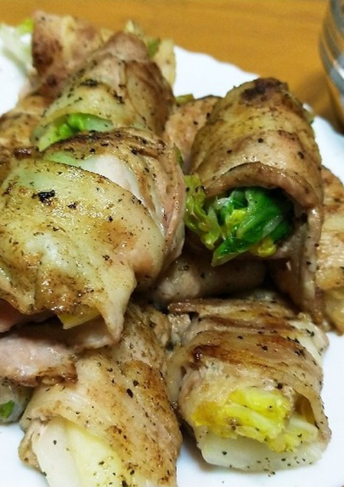 白菜の豚肉巻き☆タレ付-レシピのメイン写真