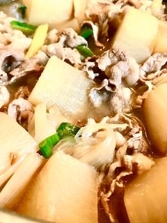 大根と牛バラ肉の煮物-レシピのメイン写真