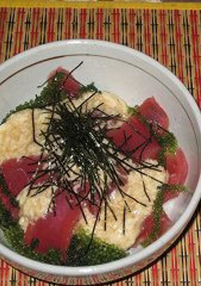 海ぶどうととろろマグロ丼-レシピのメイン写真