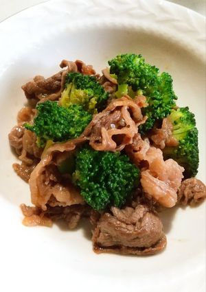 ブロッコリーと牛肉のうま煮♪-レシピのメイン写真