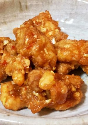 鶏肉のネギ入りピリ辛味噌ダレ和え-レシピのメイン写真