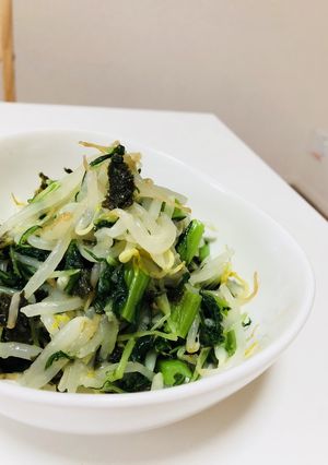 海苔で美味しいにんにくナムル♪-レシピのメイン写真