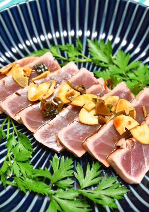 マグロのガーリックステーキ-レシピのメイン写真