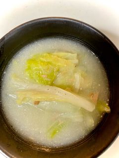 ツナと白菜の旨とろ豆乳スープ-レシピのメイン写真