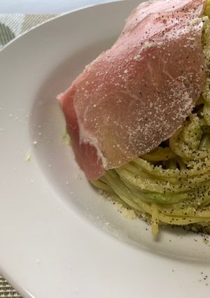 簡単　生ハムとアボカドのクリームパスタ-レシピのメイン写真