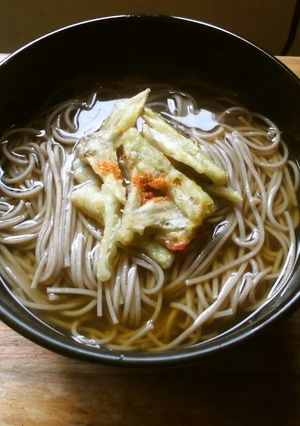 うどのかき揚げ蕎麦♪-レシピのメイン写真