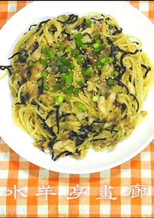 アジの干物のみそパスタ-レシピのメイン写真