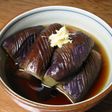 めんつゆでナスの煮浸し