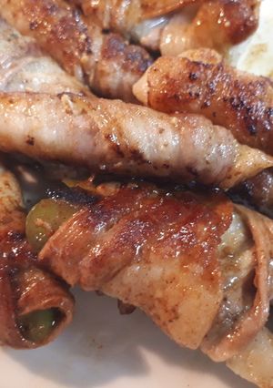 味噌ぶとん＝生麩の豚バラ肉巻き焼き-レシピのメイン写真