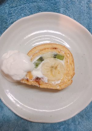 米粉フルーツロールケーキ-レシピのメイン写真
