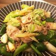 【ガッツリ】豚バラとピーマンの中華風炒め