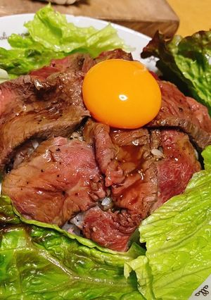 ローストビーフ丼-レシピのメイン写真