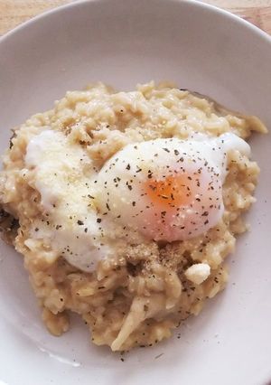 時短 舞茸とチーズのリゾット-レシピのメイン写真