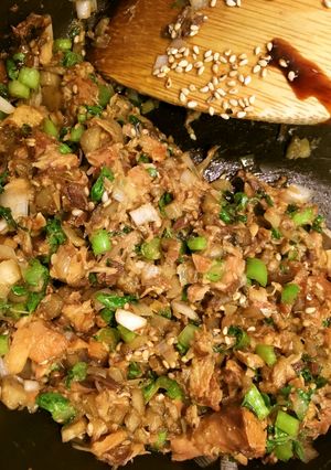 【常備菜】鯖味噌缶のシャッキリふりかけ☆-レシピのメイン写真