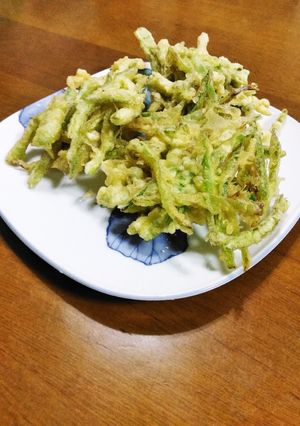 絹さやだけのかき揚げ-レシピのメイン写真