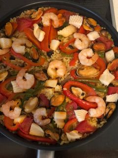 フライパンで簡単ごちそうパエリア-レシピのメイン写真