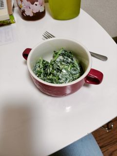 小松菜とほうれん草の胡麻マヨ和え-レシピのメイン写真