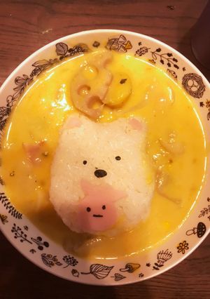 33母の日 キャラシチュー?しろくま!-レシピのメイン写真