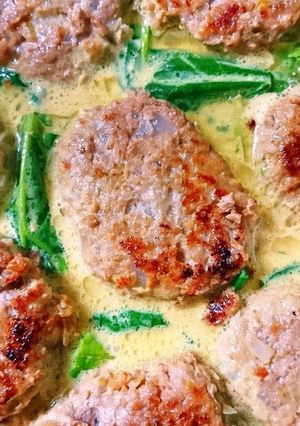 マヨカレソースハンバーグ♪簡単美味しい♪-レシピのメイン写真