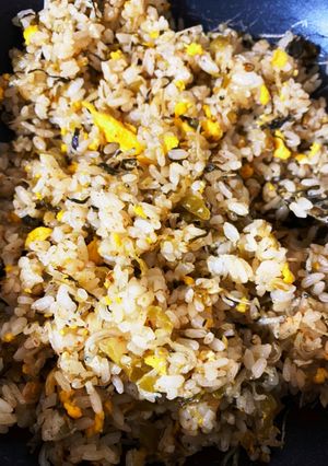 高菜とじゃこのチャーハン-レシピのメイン写真