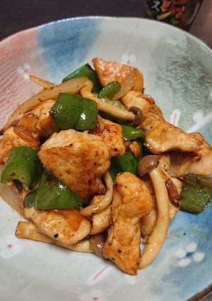 鶏胸肉と野菜のオイスター炒め-レシピのメイン写真