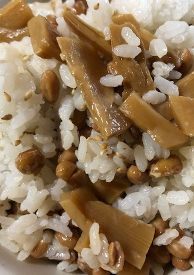 納豆とメンマの混ぜご飯-レシピのメイン写真