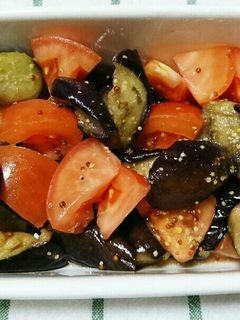なすとトマトのマリネ-レシピのメイン写真
